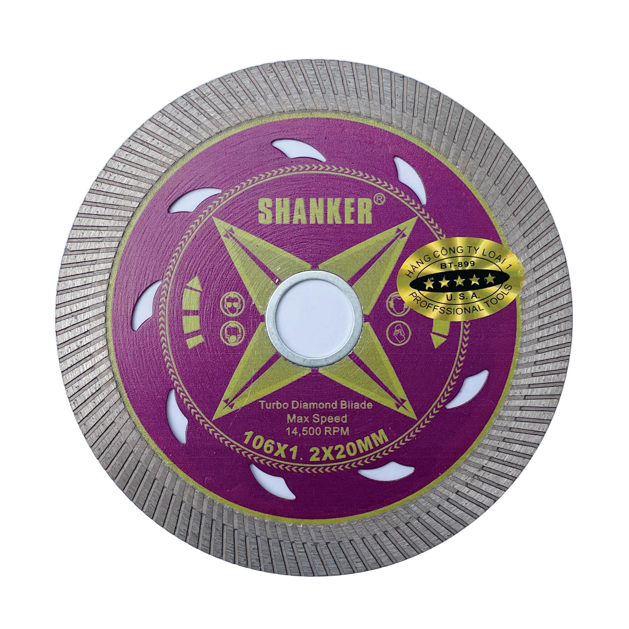 Lưỡi cắt đa năng Shanker 106x1.2x20mm (dạng thẳng)r