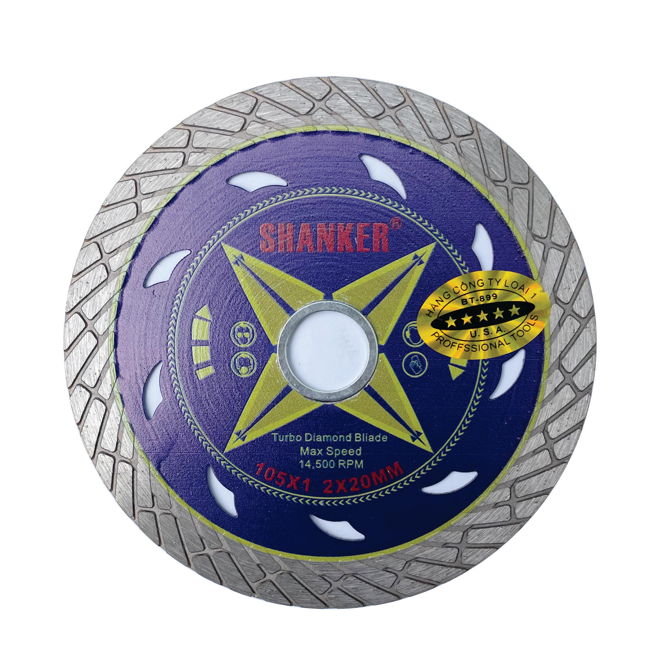 Lưỡi cắt đa năng Shanker 105x1.2x20mm (dạng nứt)r